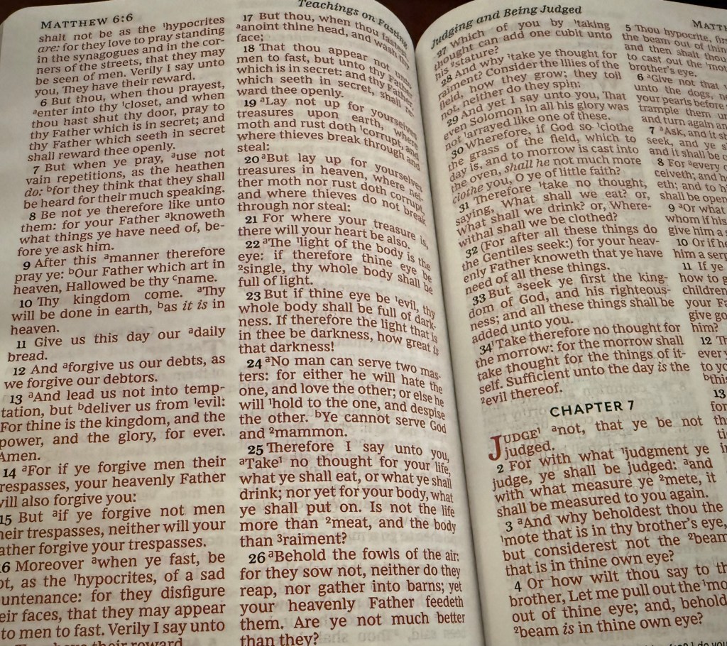 Image of Bible Matthew 6